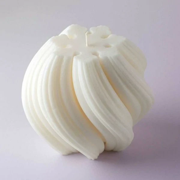A Handmade Snowflake Candle